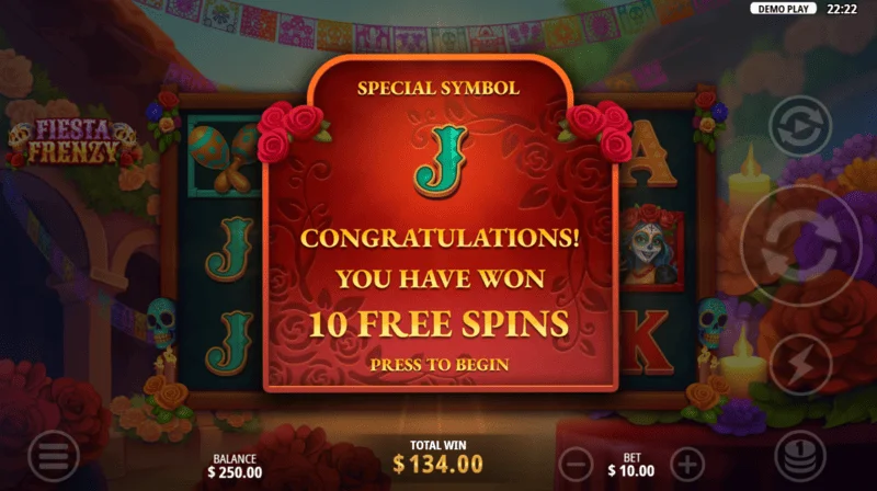 Fiesta Frenzy - Tiradas gratis con símbolos expansivos